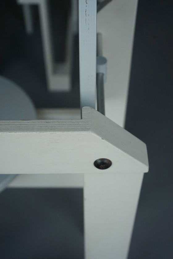 Image 1 of Rare pair of 'Plakhout' Side Chairs by Henk Lampe. 1979