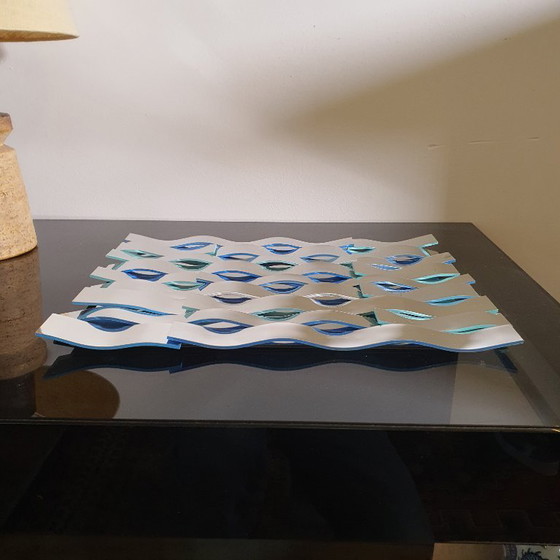 Image 1 of Objet mural miroir ONDE