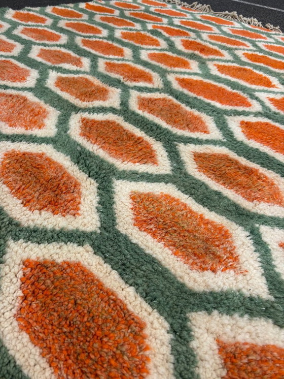 Image 1 of Orange marokkanischen Teppich für moderne Innenraum Wohnzimmer-