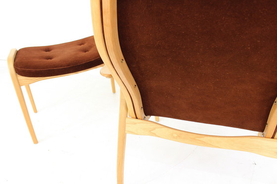 Image 1 of as new, Museum Condition! Vintage Lamino Chair from 1966, Yngve Ekström for Swedese, Nubuck Leather