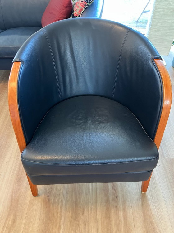 Divano Touché e due poltrone a secchiello – Divani, Leather, Wood (photo 7 of 12)