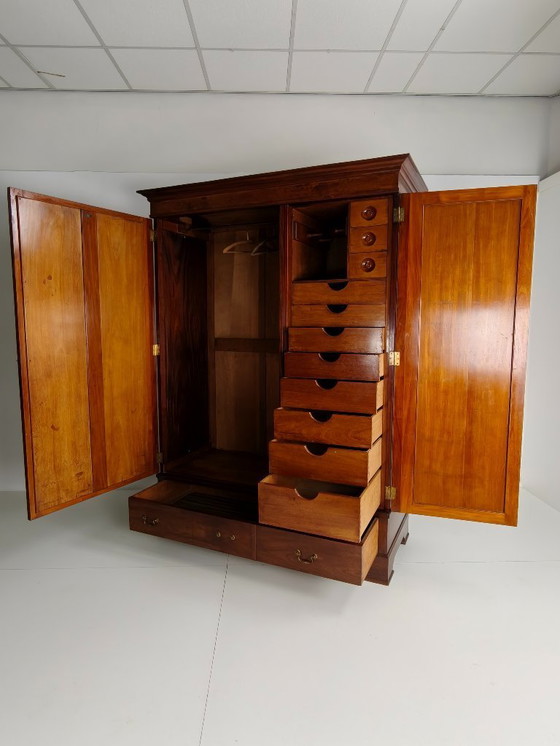 Image 1 of Armadio in mogano di alta qualità della fine del XIX secolo di H. Pander & Zonen