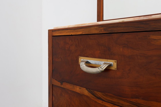 Image 1 of Comò o toletta Art Déco con specchio, Francia anni '30