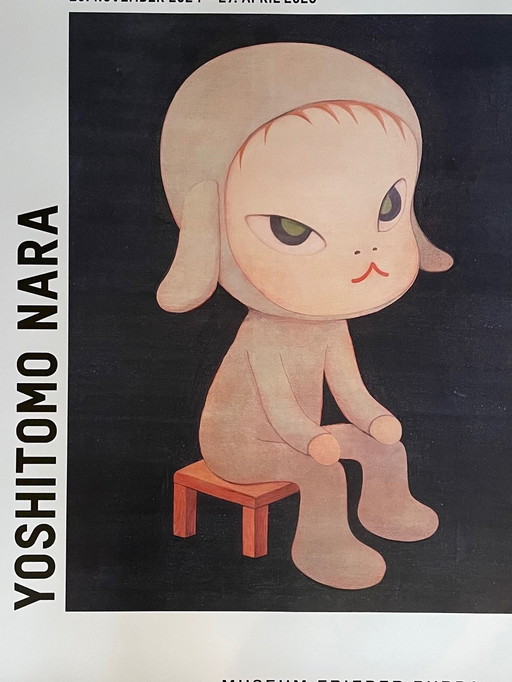 Yoshimoto Nara, Sleepless Night (Sitting), 1997, Courtesy of Rubell Museum, Copyright Yoshitomo Nara, Printed in Germany