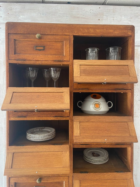 Vecchio Mobile da Lavoro – Mobili archivio, Legno, Ottone (photo 18 of 21)