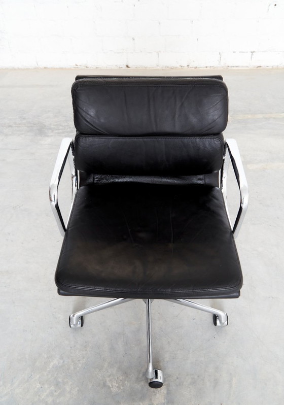 Charles & Ray Eames Soft Pad Chair EA 217 voor Vitra – Bureaustoelen, Leer (photo 17 of 18)