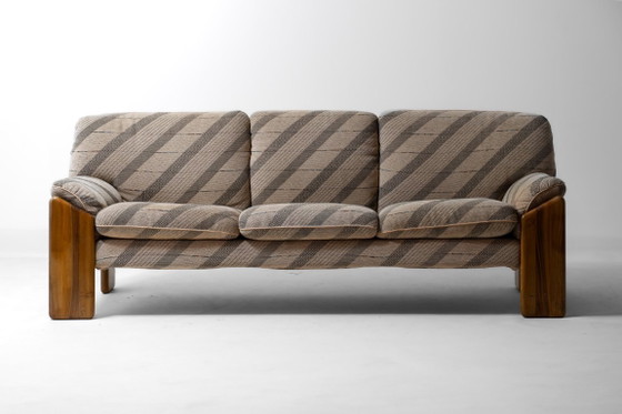 Canapé Vintage 'Sapporo' – Canapés 3 places, Wood, Textile (photo 2 of 16)