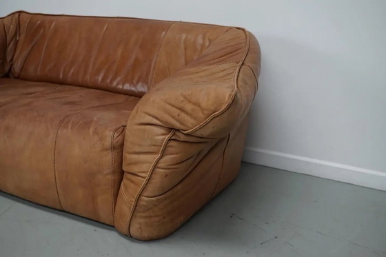 Image 1 of Canapé Andes en cuir cognac par Gerard van den Berg pour Montis, 1970