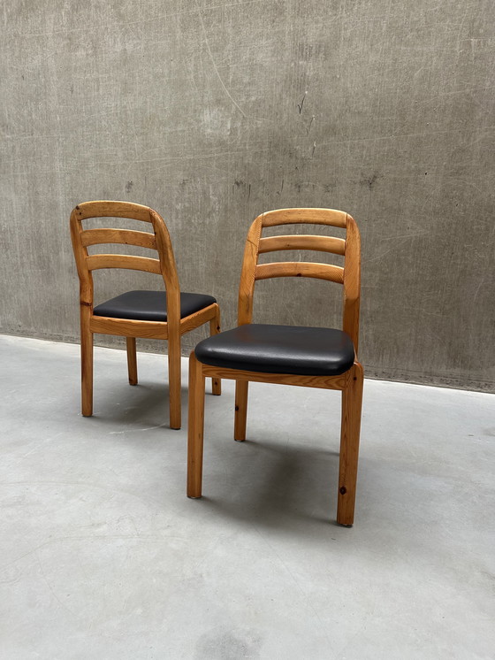 Image 1 of VINTAGE SET/2 PIECES CHAIRS, DYRLUND, DENMARK, 1970S