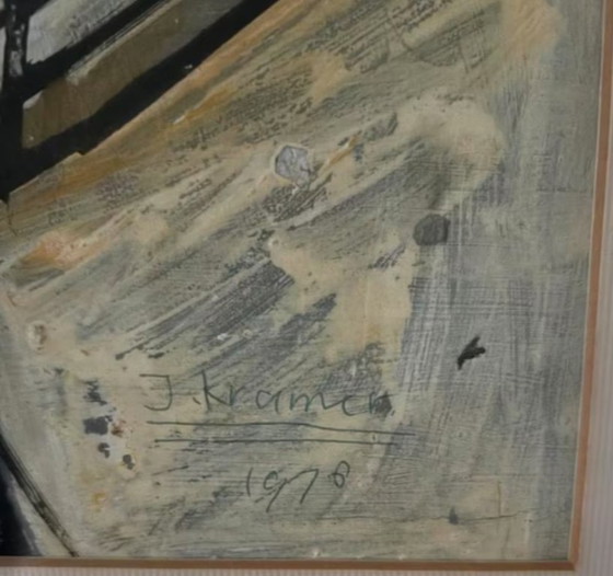 Image 1 of Abstract painting J. Kramer, 1978