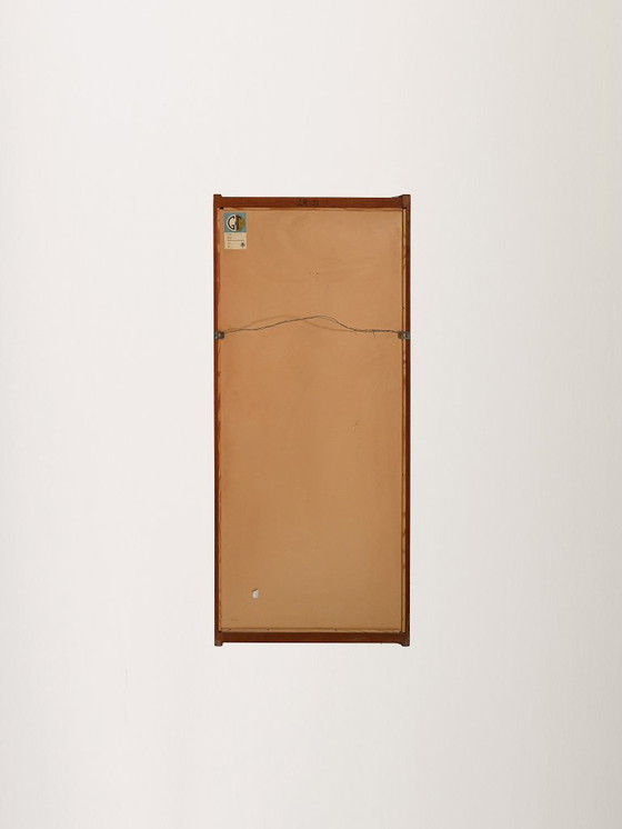 Image 1 of Scandinavische teakhouten spiegel uit de jaren 60