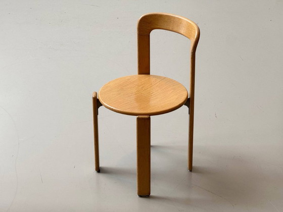 Image 1 of Set di 6 sedie Rey, modello 3300, disegnate da Bruno Rey per Dietiker, Svizzera, anni '70.