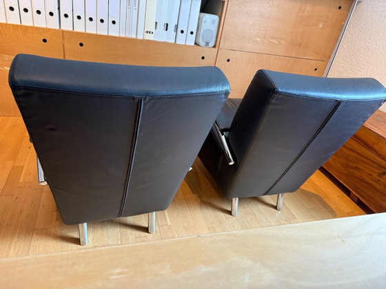 2x Molinari Accademia – Poltrone, Leather, Chrome (photo 3 of 5)
