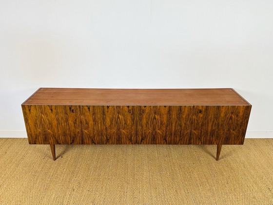 Image 1 of Scandinavian rosewood sideboard with tapered legs, 1960