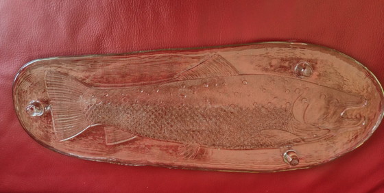 Handmade Glass Salmon – Vintage Fish Dish / Serving Dish – Table accessories (photo 5 of 10)