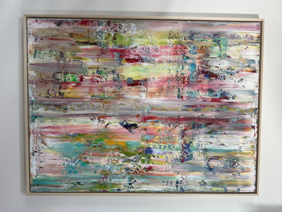 Layers of Color 90x120cm Including Frame – Paintings & Drawings, Canvas (photo 8 of 8)