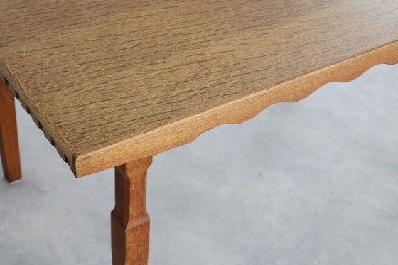 Image 1 of brutalist Henning Kjaernulf dining table