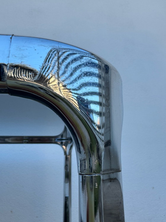Tavolino da caffè anni '70 in cromo e vetro fumé – Tavolini da caffè (photo 7 of 15)