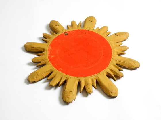 Image 1 of Bellissimo specchio da parete italiano del metà del secolo scorso in legno e resina, placcato oro