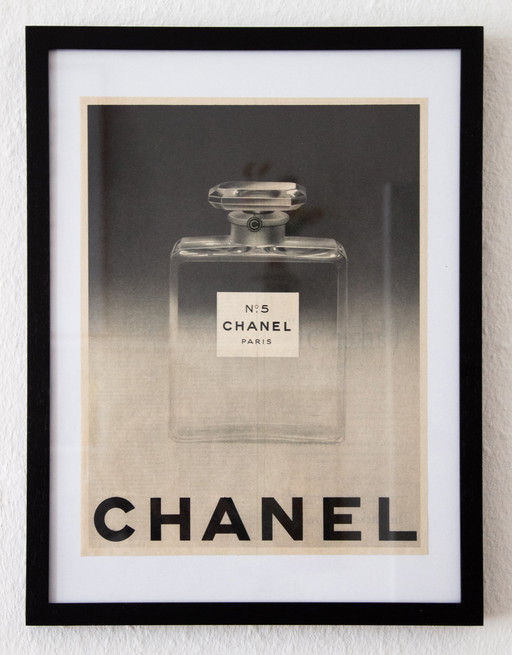 Original Vintage Chanel No. 5 Advertisement Poster 1962 / Unframed / 32.5x25cm / Very Good Condition / No Reprint
