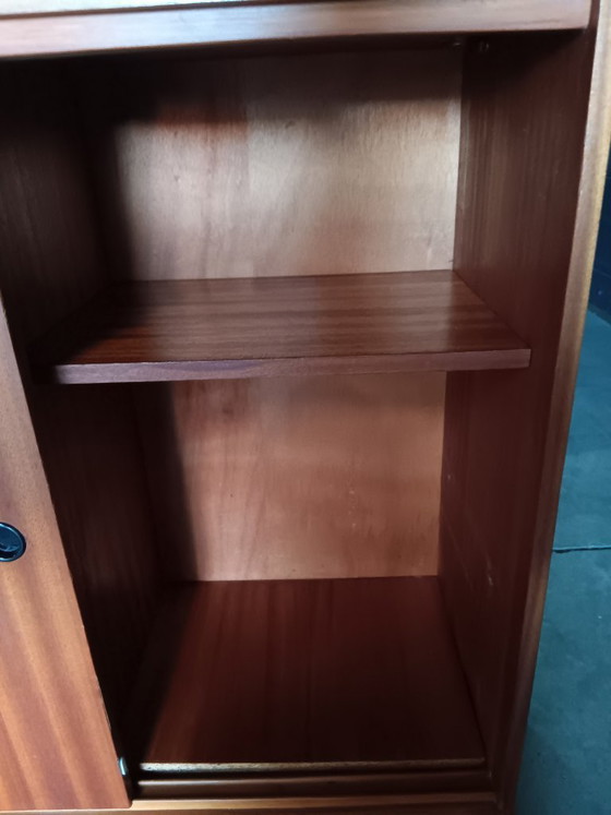 Image 1 of Secrétaire en teck style milieu du XXe siècle