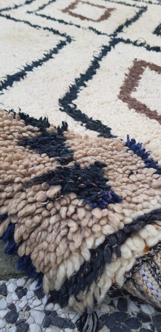 Image 1 of Handgeknoopt Berber kleed wol 195x108cm