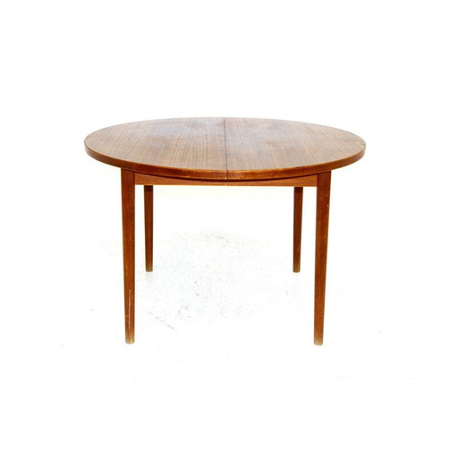 Vintage rosewood circular table, Sweden 1960
