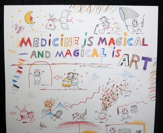 Image 1 of Schlote, Wilhelm - Medicine is magical and magical is ART - dessin de conception original - UNIKAT signé