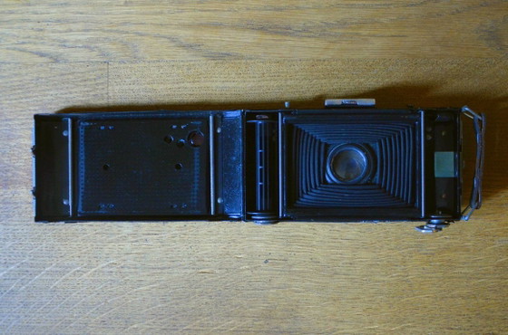 Appareil photo ancien, argentique à soufflet, marque Demaria-Lapierre, modèle Dehel format 6x9 obtu. 1 :4.5, (photo 3 of 10)