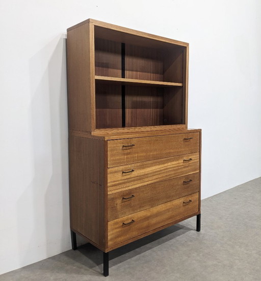 Vintage chest of drawers with shelves