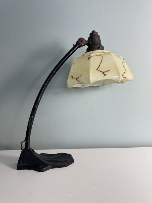 Antique 1930s Art Deco desk lamp lamp