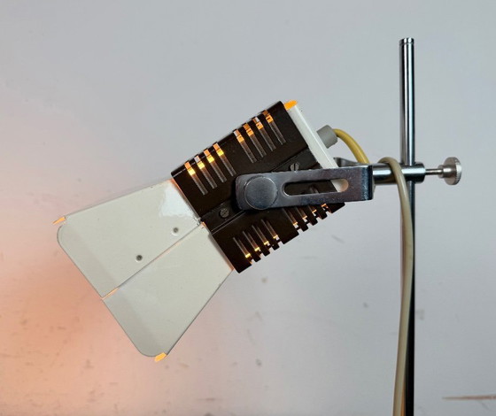 Image 1 of Lampada da tavolo vintage beige di Josef Hůrka per Lidokov, anni '70