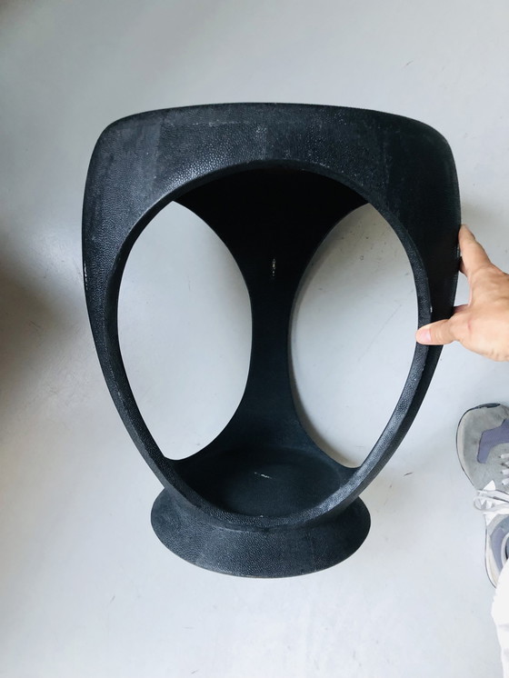 Image 1 of Tabouret Lethaer en galuchat par R & Y Augousti