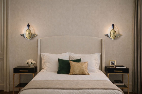 Image 1 of Lampade da parete vintage con influenze Art Déco