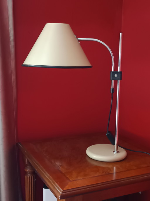 Mid-Century Modern - Anvia Almelo - J.J.M. Hoogervorst. – tafellampen, Chrome