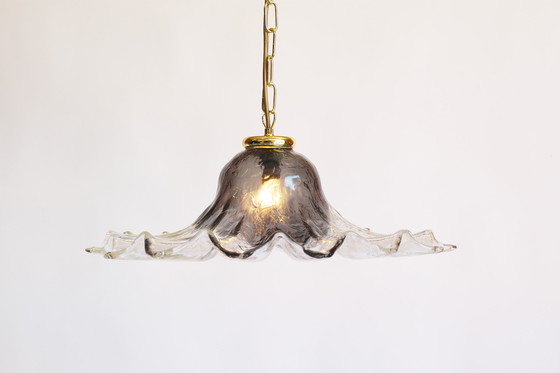 Image 1 of 1x Lampada a sospensione vintage in vetro di Murano