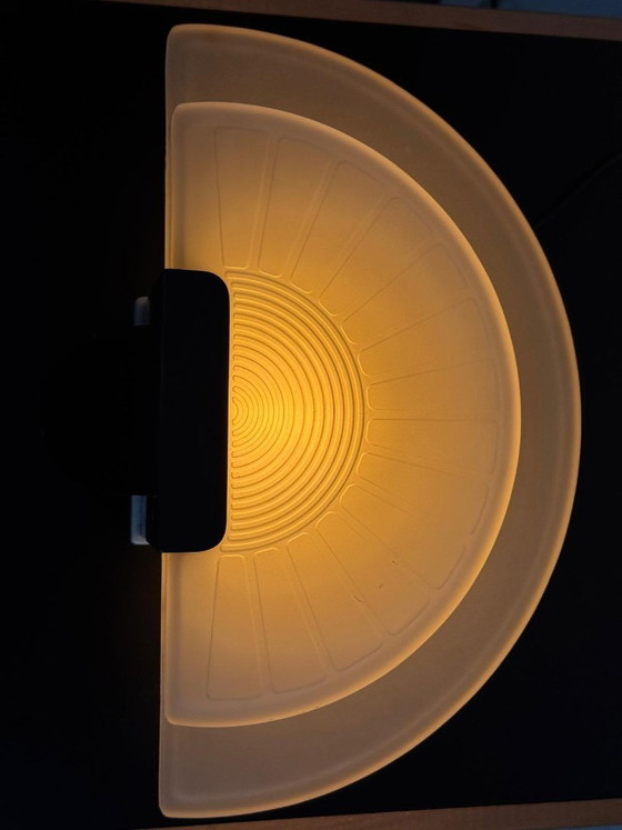 Arteluce ''Diva'' Wall Lamp By Ezio Didone Italy 1980s – Wall lights, Glass, Plastic (photo 6 of 11)