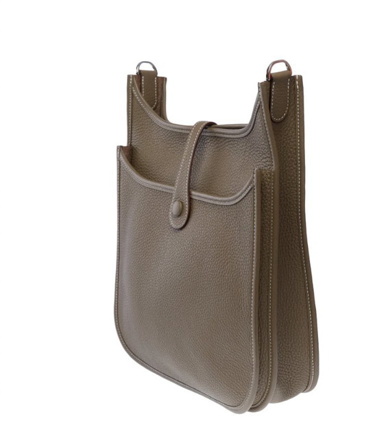 Image 1 of Borsa HERMES Evelyne in cuoio Étoupe - 103514