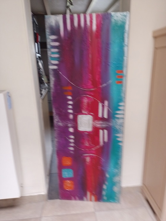 Canvas Painting Modern Art. – Cobra Art Company, Paintings & Drawings, Wood (photo 2 of 9)