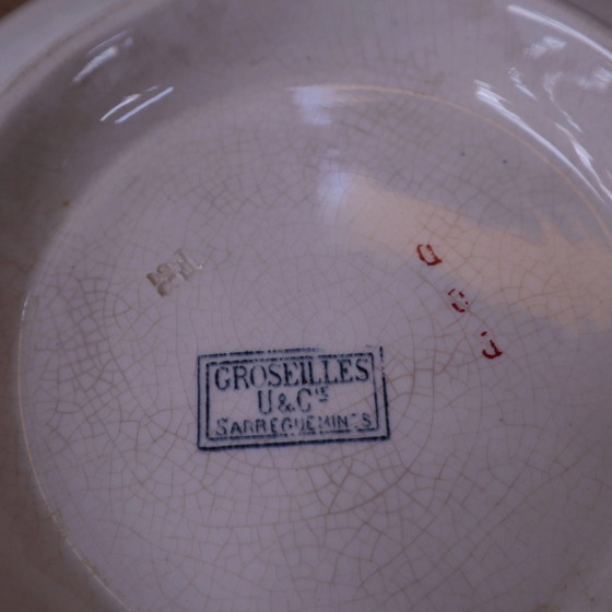 Piatto antico U & C Sarreguemines modello Currants – Stoviglie, Porcelain, Vintage (photo 6 of 7)