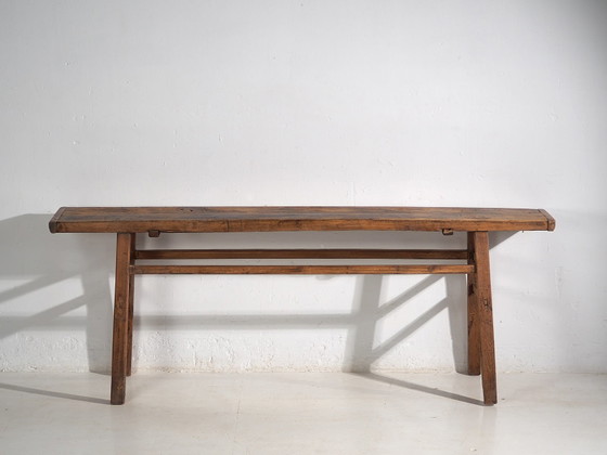 Consolle alta antica (c.1900) #42, Console, Legno, Marrone, Rustic (foto 35 di 36)