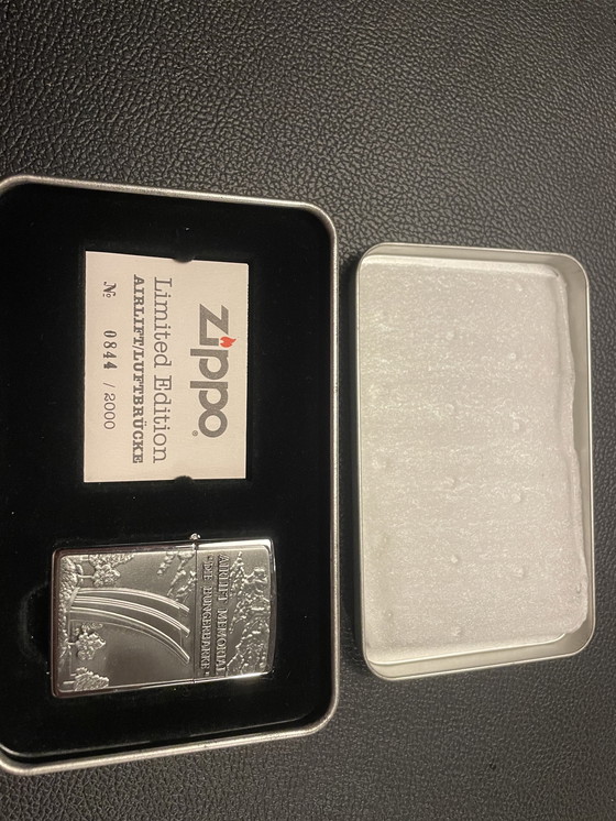 Image 1 of Zippo Lighter Limited Edition "Airlift/Air Bridge"