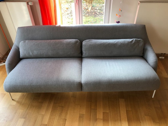 Sofa, Grau, Textil, Lima Tacchini, 2 Sitzer Sofas, Stoff, Metall, Modern (Foto 3 von 6)