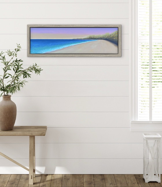 Golden Shore - Panoramic 100x30cm – Paintings & Drawings, Canvas (photo 13 of 15)