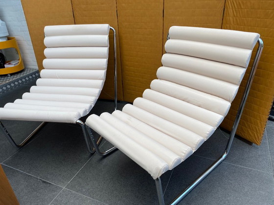 Image 1 of 2 stuks vintage design lounge stoelen