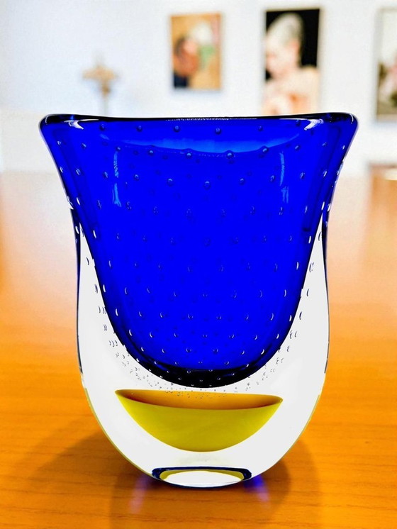 Image 1 of Vase Sommerso Murano h 30 cm