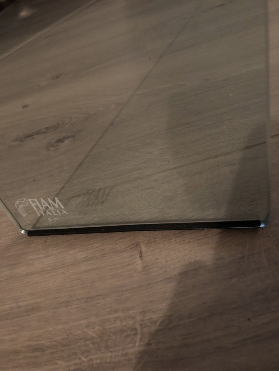 Image 1 of Tavolino in vetro FIAM, disegnato da HANS VON KLIER