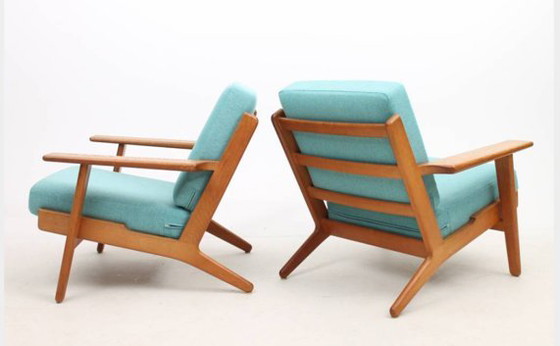 Image 1 of 2x Fauteuils Ge290 Van Hans Wegner