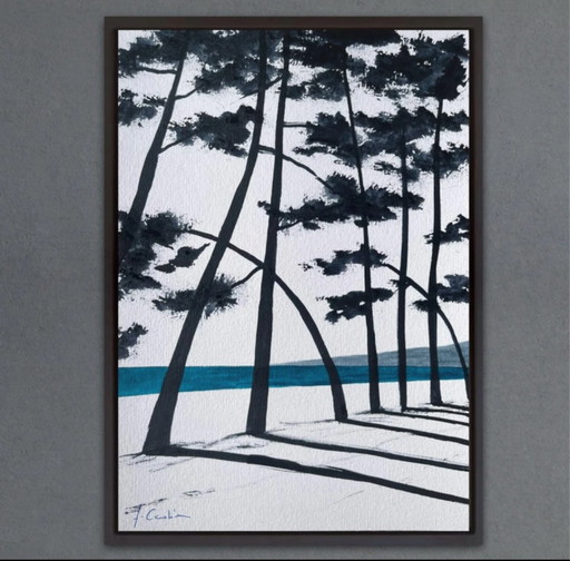 Artist's sketch 21x15cm