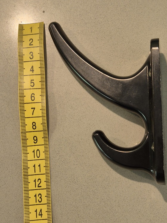 Image 1 of 10 philite bakelite coat hooks, 1950s